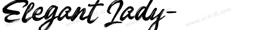 Elegant Lady字体转换